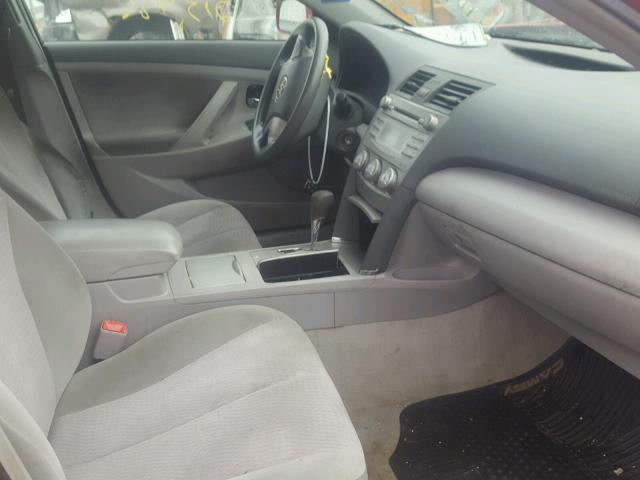 4T1BF3EKXAU058237 - 2010 TOYOTA CAMRY BASE RED photo 5