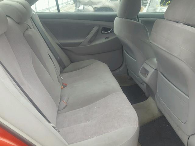 4T1BF3EKXAU058237 - 2010 TOYOTA CAMRY BASE RED photo 6