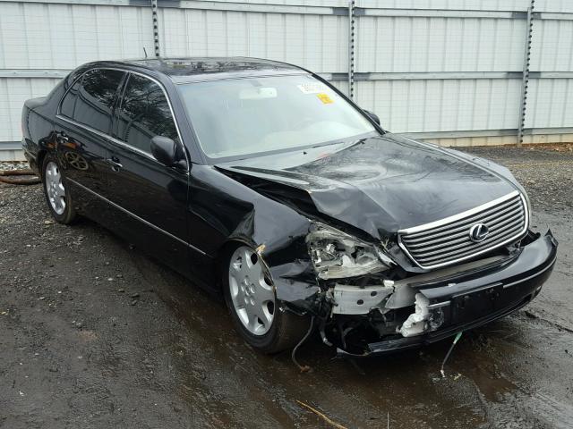 JTHBN30F820089141 - 2002 LEXUS LS 430 BLACK photo 1