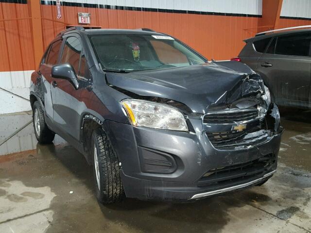 3GNCJPEB0EL226702 - 2014 CHEVROLET TRAX 1LT GRAY photo 1