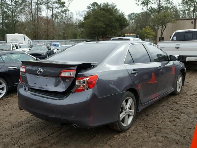 4T1BF1FK6EU329626 - 2014 TOYOTA CAMRY L GRAY photo 4