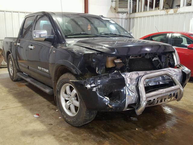 1N6BA07D68N361355 - 2008 NISSAN TITAN XE BLACK photo 1