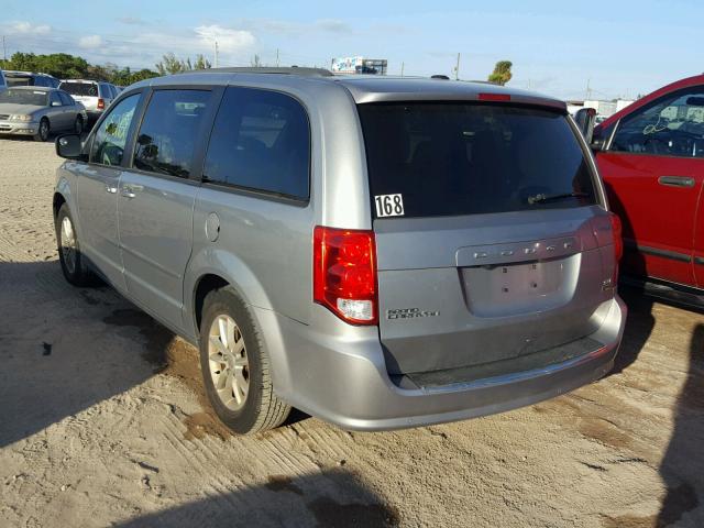 2C4RDGCG1FR622599 - 2015 DODGE GRAND CARA GRAY photo 3