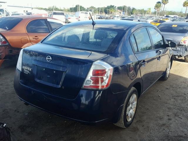 3N1AB61E98L682549 - 2008 NISSAN SENTRA 2.0 BLUE photo 4