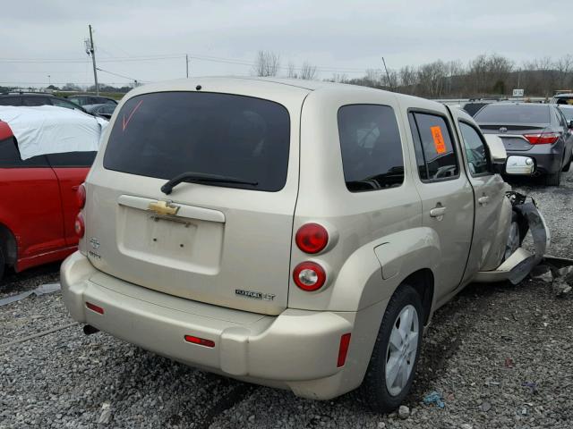 3GNCA23B99S530967 - 2009 CHEVROLET HHR LT BEIGE photo 4