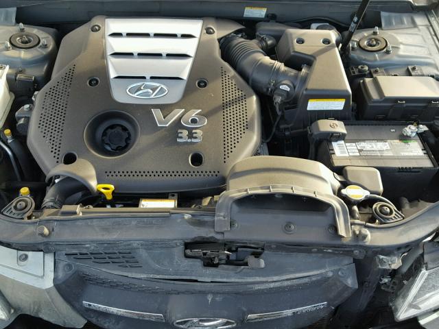 5NPEU46F77H218317 - 2007 HYUNDAI SONATA SE GREEN photo 7