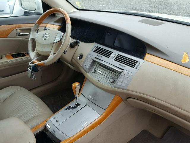 4T1BK36B57U214817 - 2007 TOYOTA AVALON XL WHITE photo 9