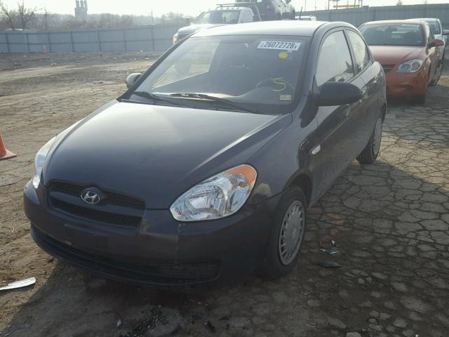 KMHCM36C37U004627 - 2007 HYUNDAI ACCENT GS CHARCOAL photo 2