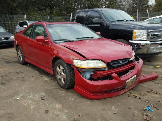 1HGCG2255YA024749 - 2000 HONDA ACCORD EX RED photo 1