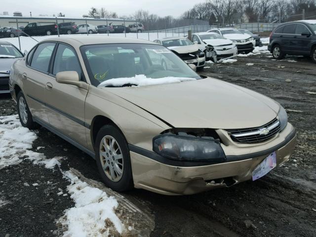 2G1WF52E059345520 - 2005 CHEVROLET IMPALA GOLD photo 1