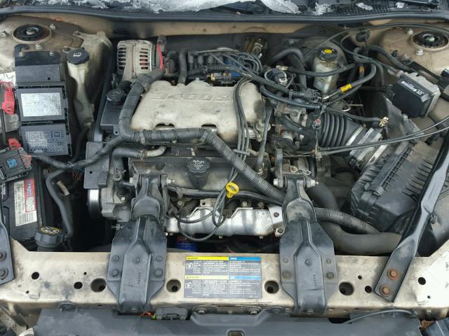 2G1WF52E059345520 - 2005 CHEVROLET IMPALA GOLD photo 7