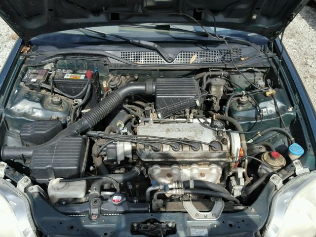 2HGEJ6610YH564729 - 2000 HONDA CIVIC BASE GREEN photo 7