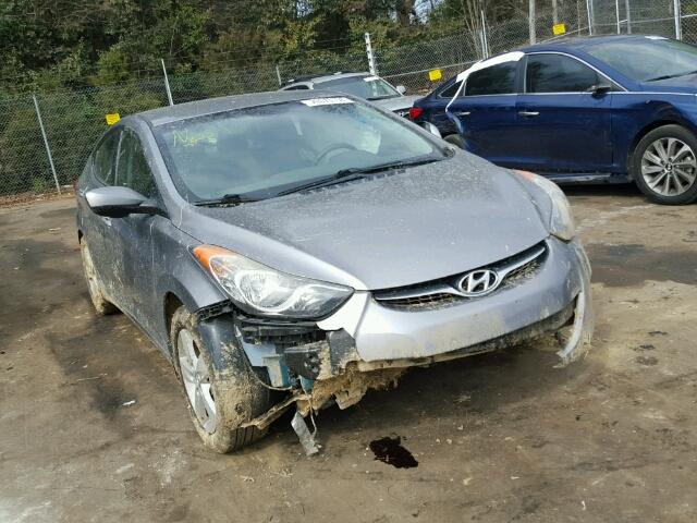 KMHDH4AE1DU582079 - 2013 HYUNDAI ELANTRA GL GRAY photo 1