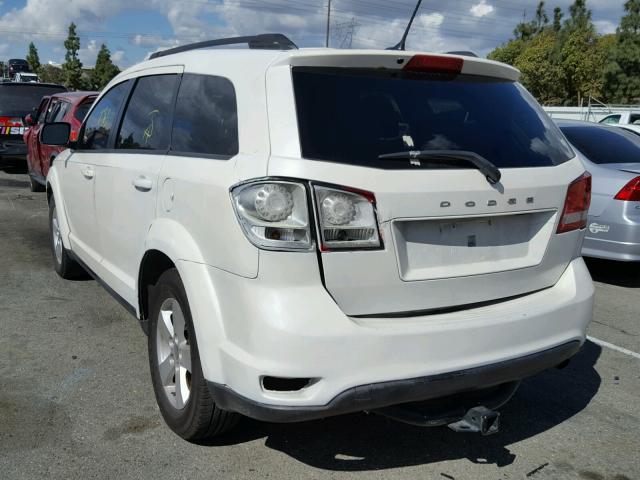 3C4PDCBBXCT373928 - 2012 DODGE JOURNEY SX WHITE photo 3