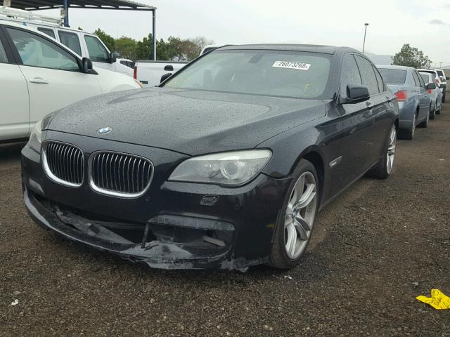 WBAKA8C51CDV99805 - 2012 BMW 750I BLACK photo 2