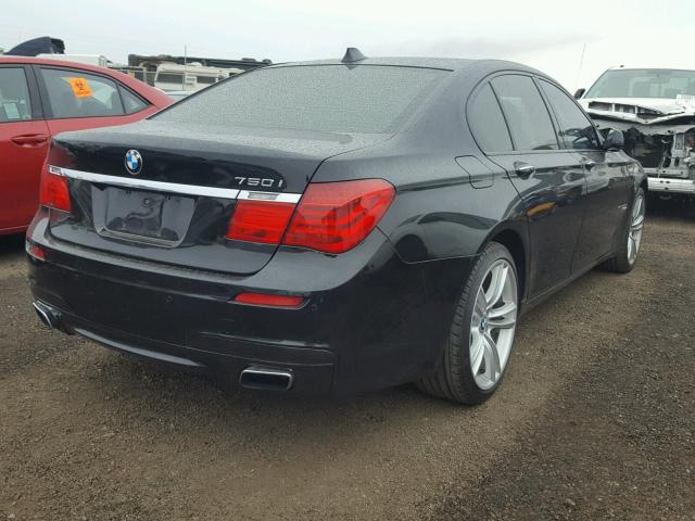 WBAKA8C51CDV99805 - 2012 BMW 750I BLACK photo 4