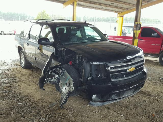 1GNSCJE00DR343527 - 2013 CHEVROLET SUBURBAN C BLACK photo 1