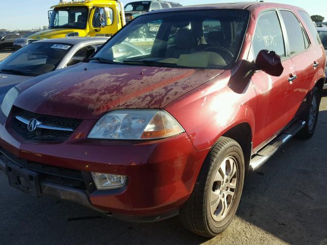 2HNYD18953H515120 - 2003 ACURA MDX TOURIN RED photo 2