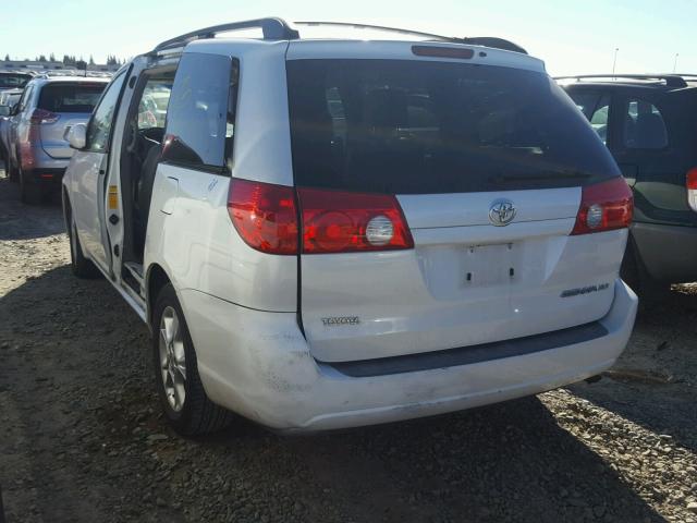 5TDZA22C86S443607 - 2006 TOYOTA SIENNA XLE WHITE photo 3