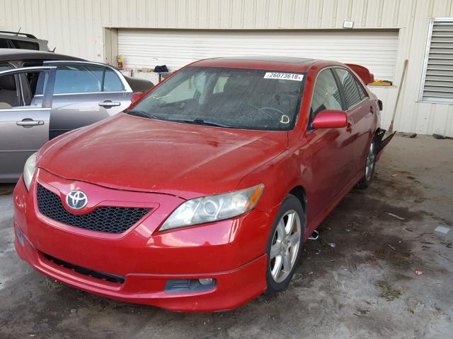 4T1BE46K47U123809 - 2007 TOYOTA CAMRY NEW RED photo 2