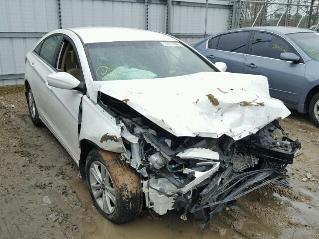 5NPEB4ACXDH708121 - 2013 HYUNDAI SONATA GLS WHITE photo 1