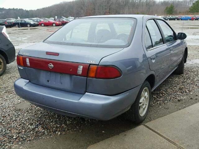 1N4AB41D3XC728935 - 1999 NISSAN SENTRA BAS BLUE photo 4