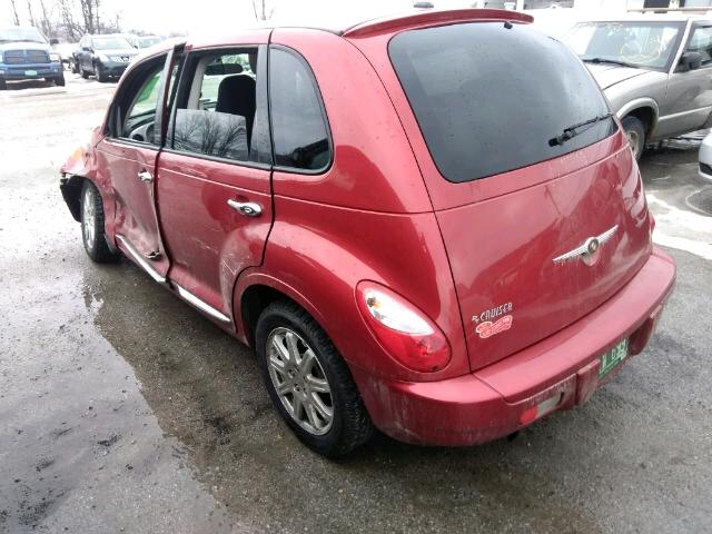 3A4GY5F94AT144398 - 2010 CHRYSLER PT CRUISER MAROON photo 3