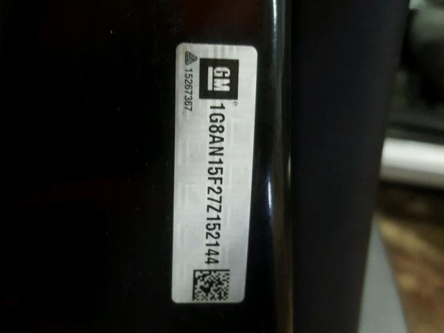 1G8AN15F27Z152144 - 2007 SATURN ION LEVEL 灰色 照片 10