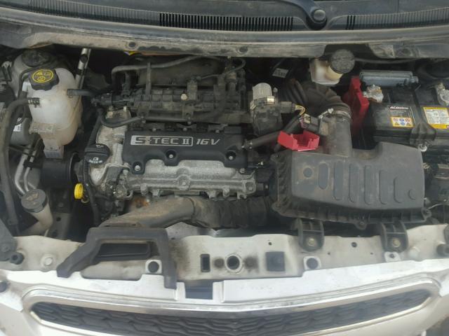 KL8CD6S93DC506032 - 2013 CHEVROLET SPARK 1LT Серебристый фото 7