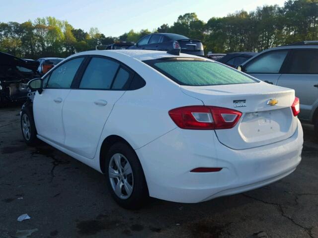 1G1BC5SM0H7148206 - 2017 CHEVROLET CRUZE LS WHITE photo 3