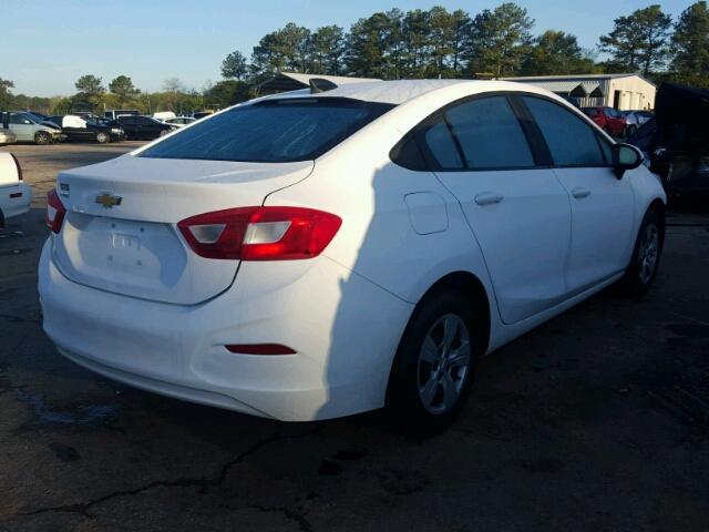 1G1BC5SM0H7148206 - 2017 CHEVROLET CRUZE LS WHITE photo 4