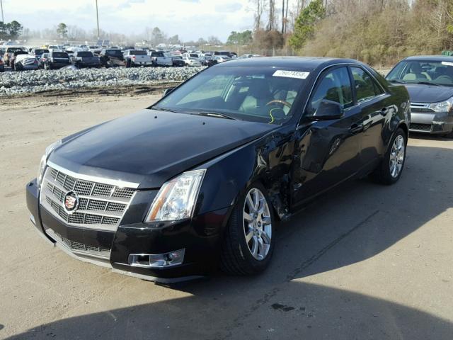 1G6DV57V780150834 - 2008 CADILLAC CTS HI FEA BLACK photo 2