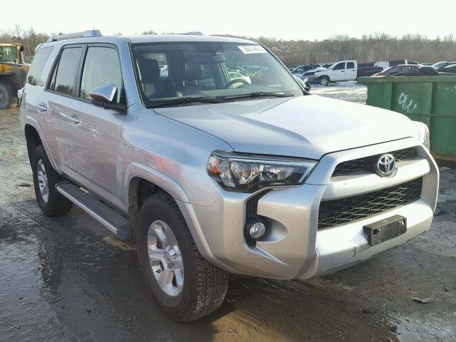 JTEBU5JRXG5392064 - 2016 TOYOTA 4RUNNER SR SILVER photo 1