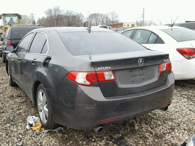 JH4CU26629C034718 - 2009 ACURA TSX CHARCOAL photo 3