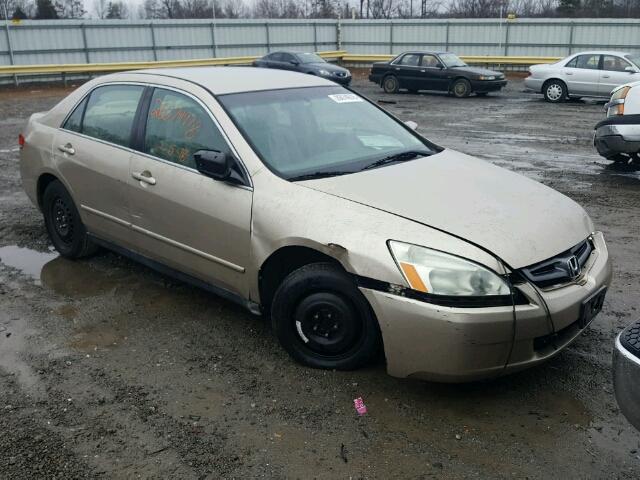 1HGCM56364A031674 - 2004 HONDA ACCORD LX GOLD photo 1