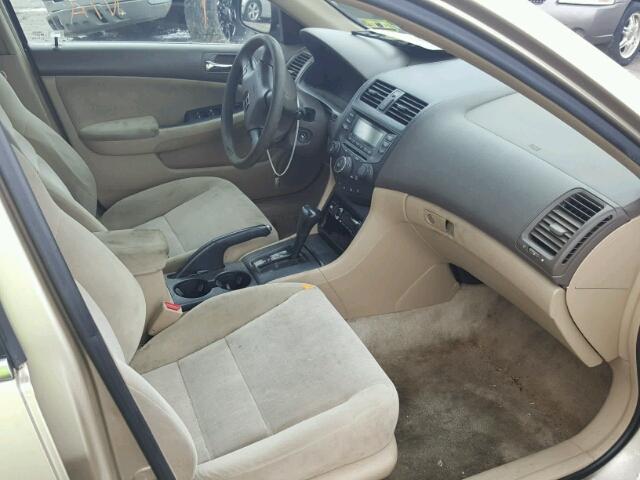 1HGCM56364A031674 - 2004 HONDA ACCORD LX GOLD photo 5