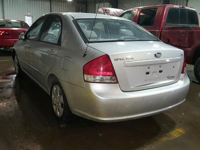 KNAFE221395659152 - 2009 KIA SPECTRA EX GRAY photo 3