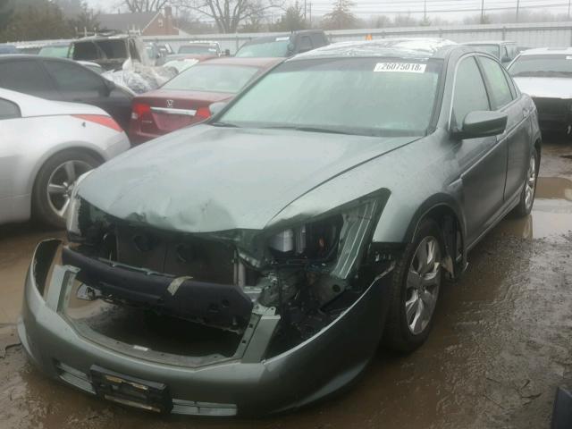 1HGCP26858A038252 - 2008 HONDA ACCORD EXL GREEN photo 2