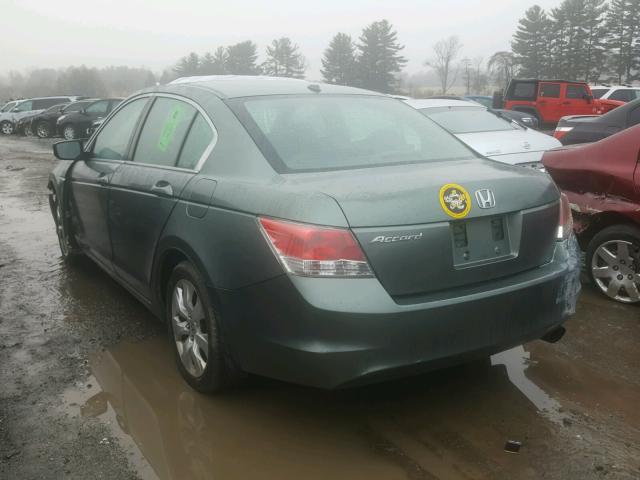 1HGCP26858A038252 - 2008 HONDA ACCORD EXL GREEN photo 3