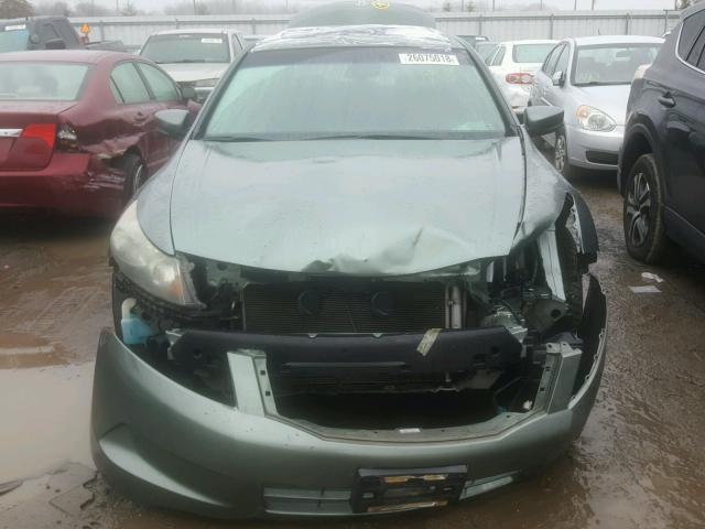 1HGCP26858A038252 - 2008 HONDA ACCORD EXL GREEN photo 9