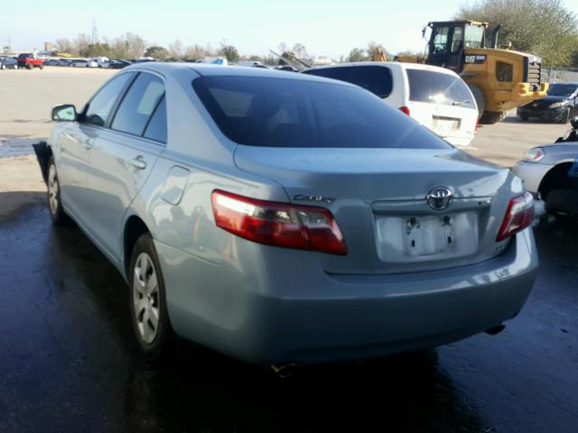 4T1BK46K57U520941 - 2007 TOYOTA CAMRY NEW BLUE photo 3