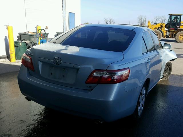 4T1BK46K57U520941 - 2007 TOYOTA CAMRY NEW BLUE photo 4