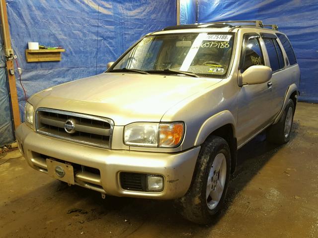 JN8DR09Y82W745552 - 2002 NISSAN PATHFINDER BEIGE photo 2