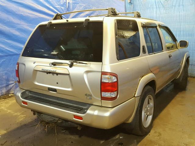 JN8DR09Y82W745552 - 2002 NISSAN PATHFINDER BEIGE photo 4