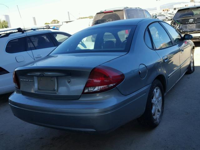 1FAFP56UX6A170047 - 2006 FORD TAURUS SEL GREEN photo 4