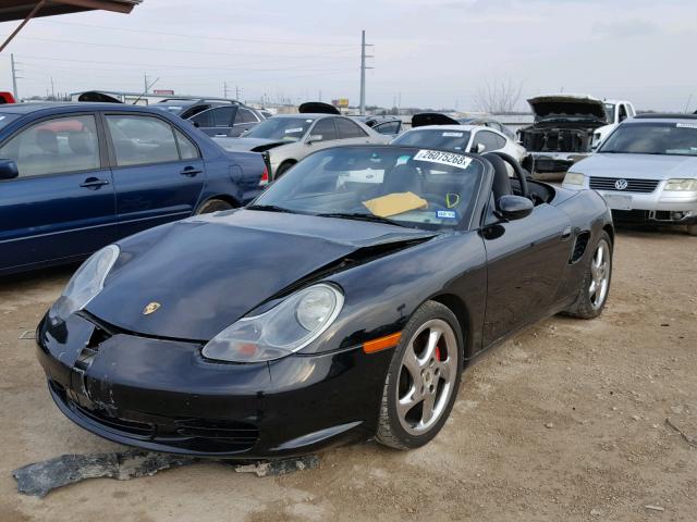 WP0CB29863U661296 - 2003 PORSCHE BOXSTER S BLACK photo 2