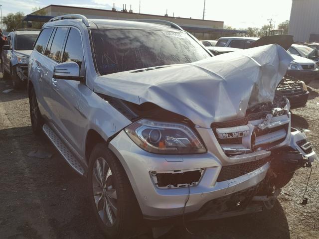 4JGDF7CE7EA299502 - 2014 MERCEDES-BENZ GL 450 4MA SILVER photo 1