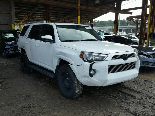 JTEBU5JR4F5225097 - 2015 TOYOTA 4RUNNER SR WHITE photo 1