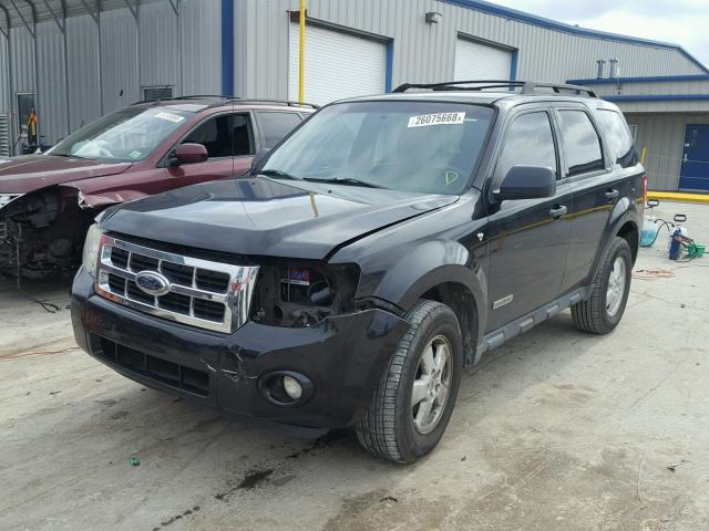 1FMCU93178KD65197 - 2008 FORD ESCAPE XLT BLACK photo 2