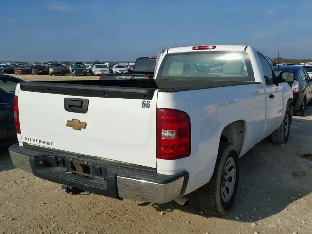 1GCEC14C87Z535476 - 2007 CHEVROLET SILVERADO WHITE photo 4